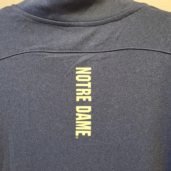 (2) Norte Dame XL Quarter-Zip Pullovers Mens Lightweight Sports College Football - Picture 14 of 15